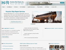 Tablet Screenshot of houstonshiprepair.com